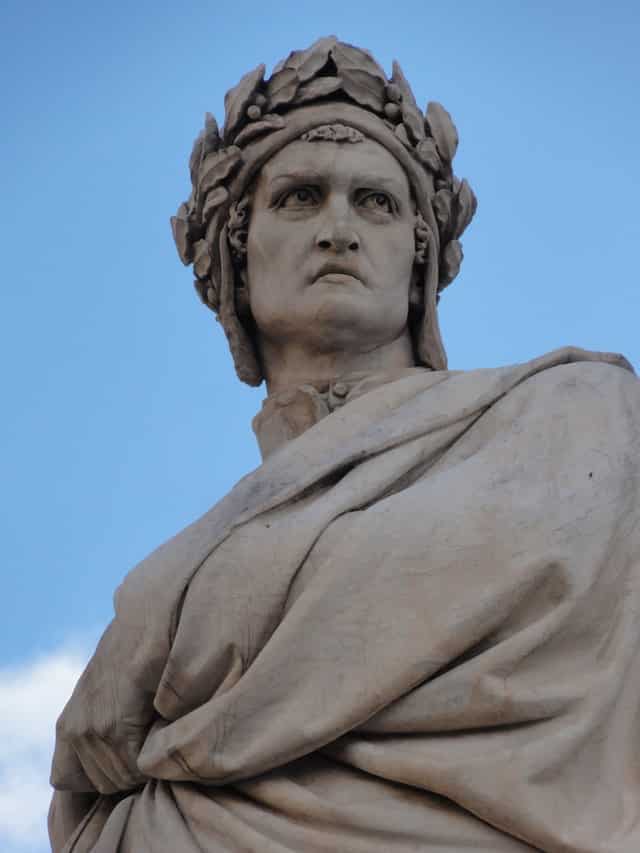 Dante Alighieri estatua Napoles